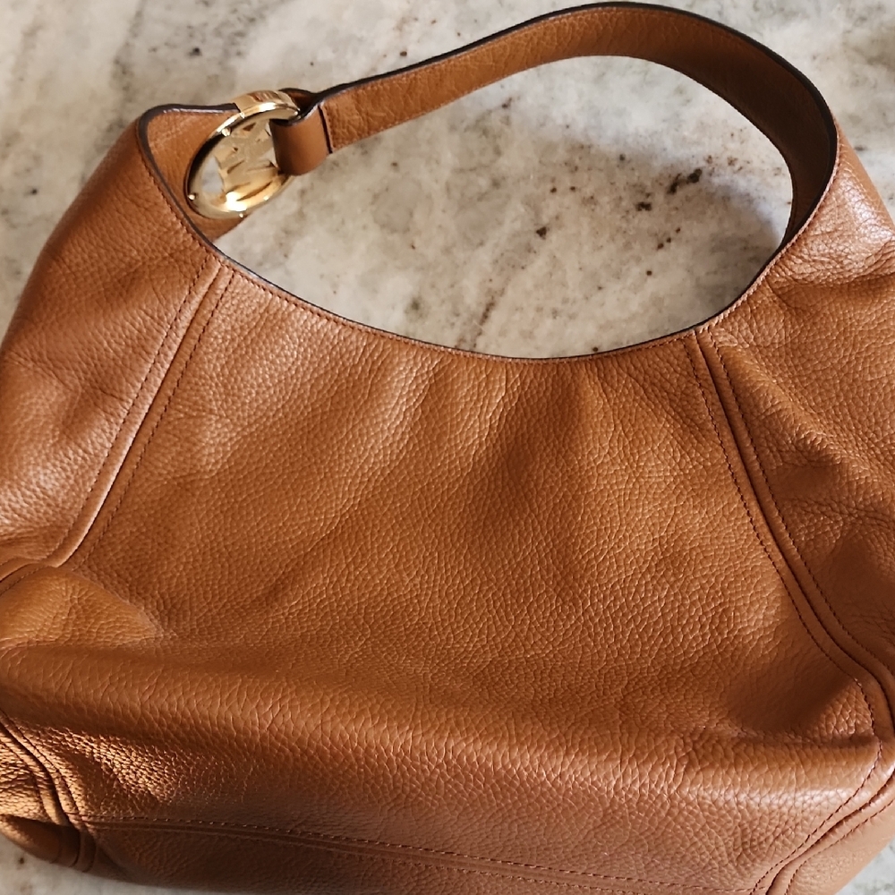 NWT Michael Kors Tan Leather Hobo Bag